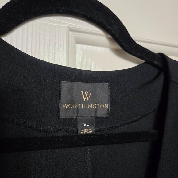 ELLE Black Single-Button Blazer | Women’s Size 8 | Classic Tailored Work Jacket - Picture 2 of 12